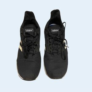 Adidas Men's Athletic Shoes in Black and Gold